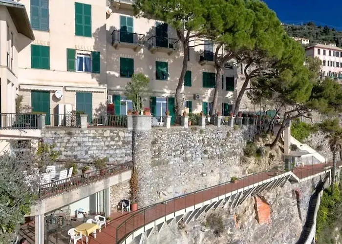 A Picco Sul Mare Con Piscina Regina Apartament Pieve Ligure