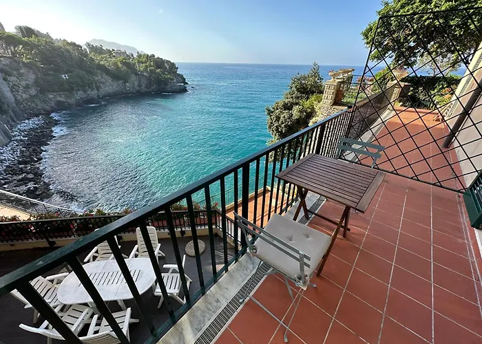 Apartament A Picco Sul Mare Con Piscina Regina Pieve Ligure
